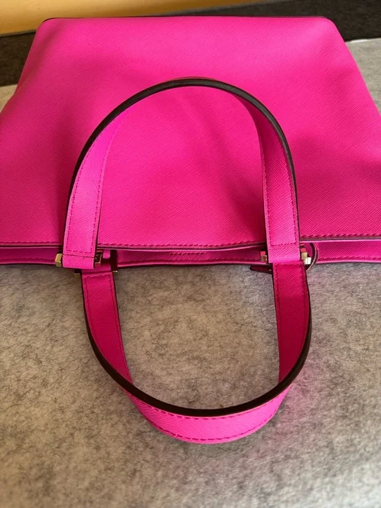Kate Spade Hot Pink Leather Tote - Picture 11 of 16